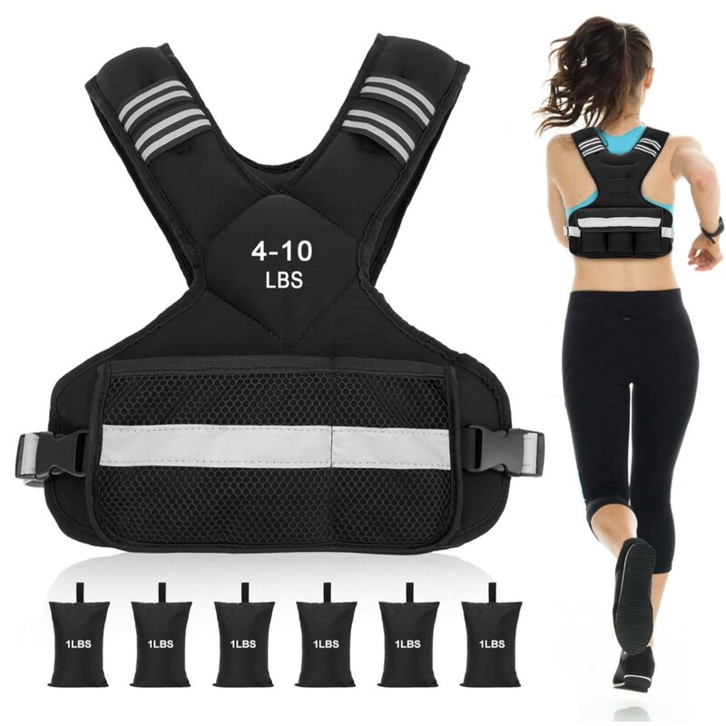 Cross-Border Amazon Adjustable Vest Sandbag Vest Training Vest Men's and Women's Weight-Bearing Vest Weighted Sand Coat Cross-Border Amazon Adjustable Vest Sandbag Vest Training Vest Men's and Women's Weight-Bearing Vest Weighted Sand Coat