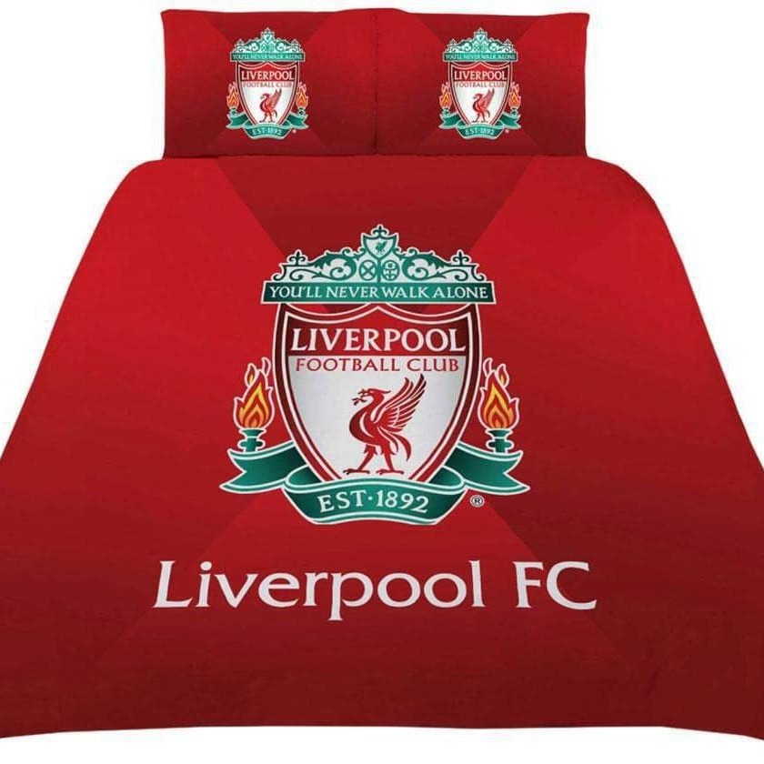 Foreign trade home textile cross-border three-piece set can be customized Liverpool digital printing pillowcase bedding Amazon