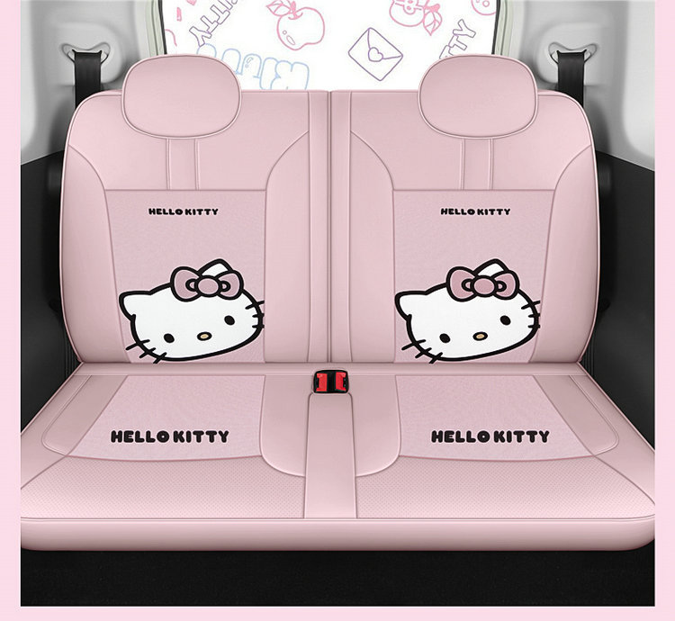 High-end new car special all-inclusive seat cover 4S shop Hellokitty Changan waxy corn cartoon four seasons mat