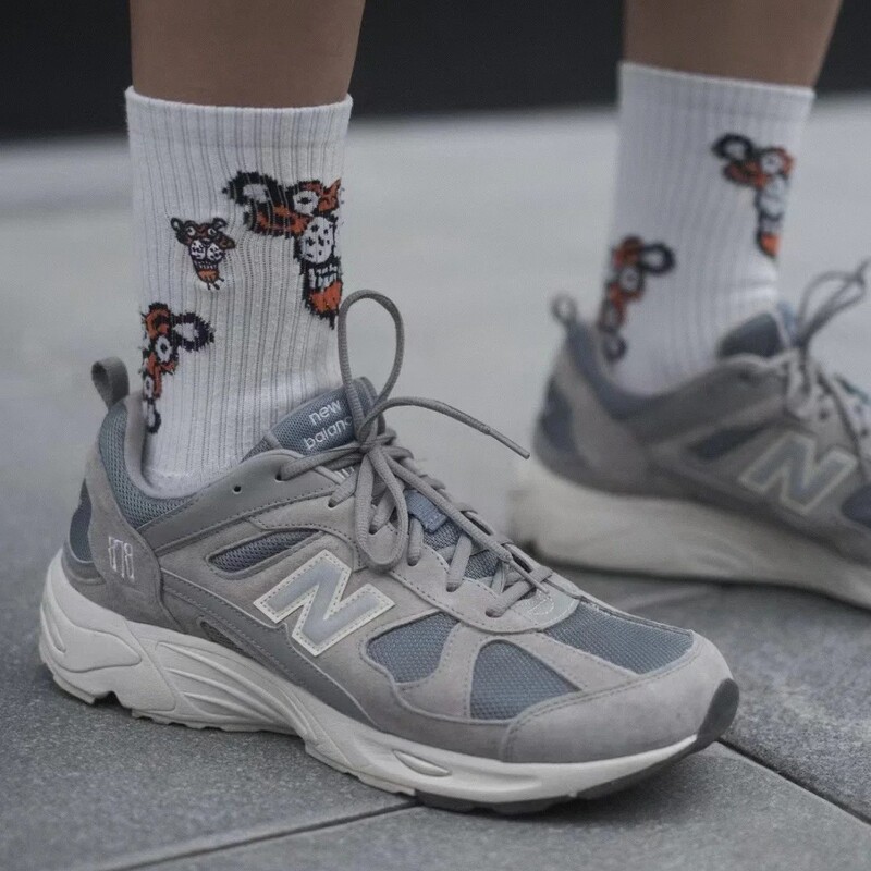 Putian Factory Pure Original Nb878 Men's and Women's Outdoor Couple Sports and Leisure Non-Slip Black Warrior Running Dad Shoes