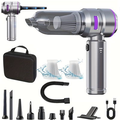 Household Handheld Dust Remover, Dust – Tozsoranlar - 121-round-head-silver-purple-suit