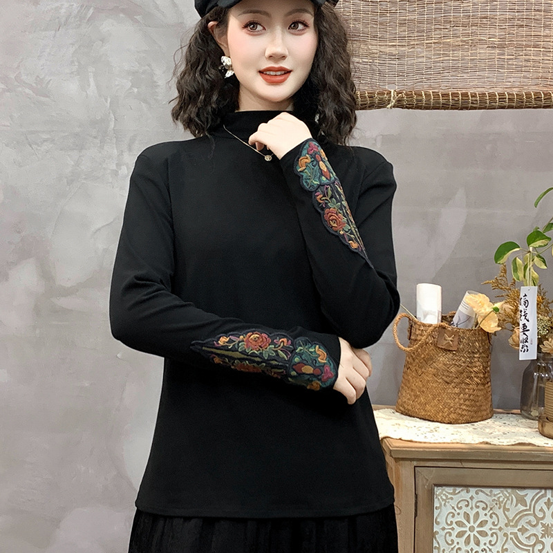 그린(하프 터틀넥)