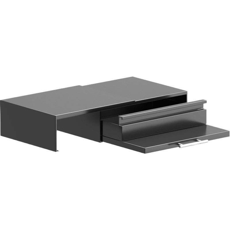 デスクトップ高さ調整可能なウォーターバーホームキッチン収納ラック金属カウンタートップカップティーカップ引き出し収納ラック