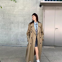 英伦风加长款高个子风衣外套女2025春秋季新款大衣超好看休闲其他