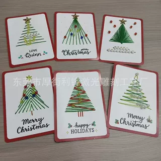 跨境Merry Christmas DIY Kit 圣诞快乐手工卡片DIY套装圣诞礼物