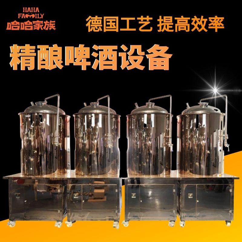 酿制啤酒机械 散装啤酒制作机械 精酿啤酒加工设备啤酒制造技术