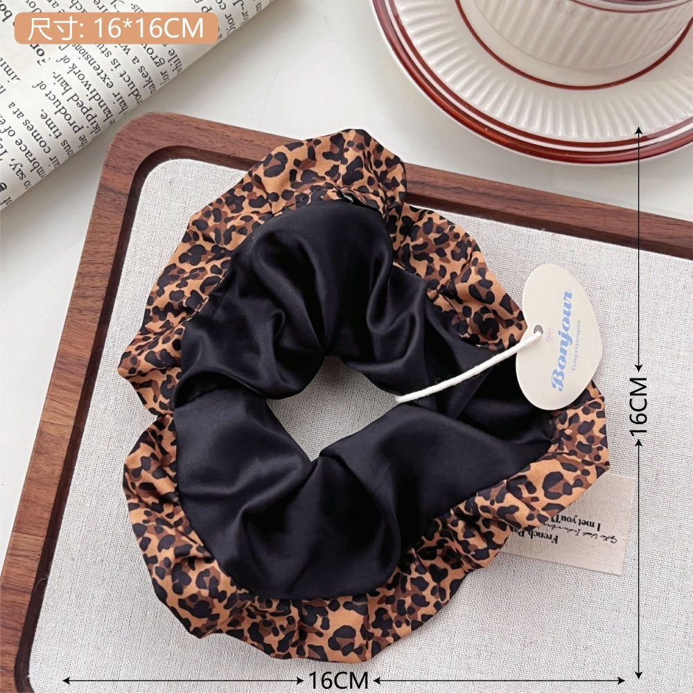 Verano refrescante bowknot encaje intestino grueso anillo para el cabello niña estilo pastoral sentido de alta calidad bola grande cuerda para el cabello