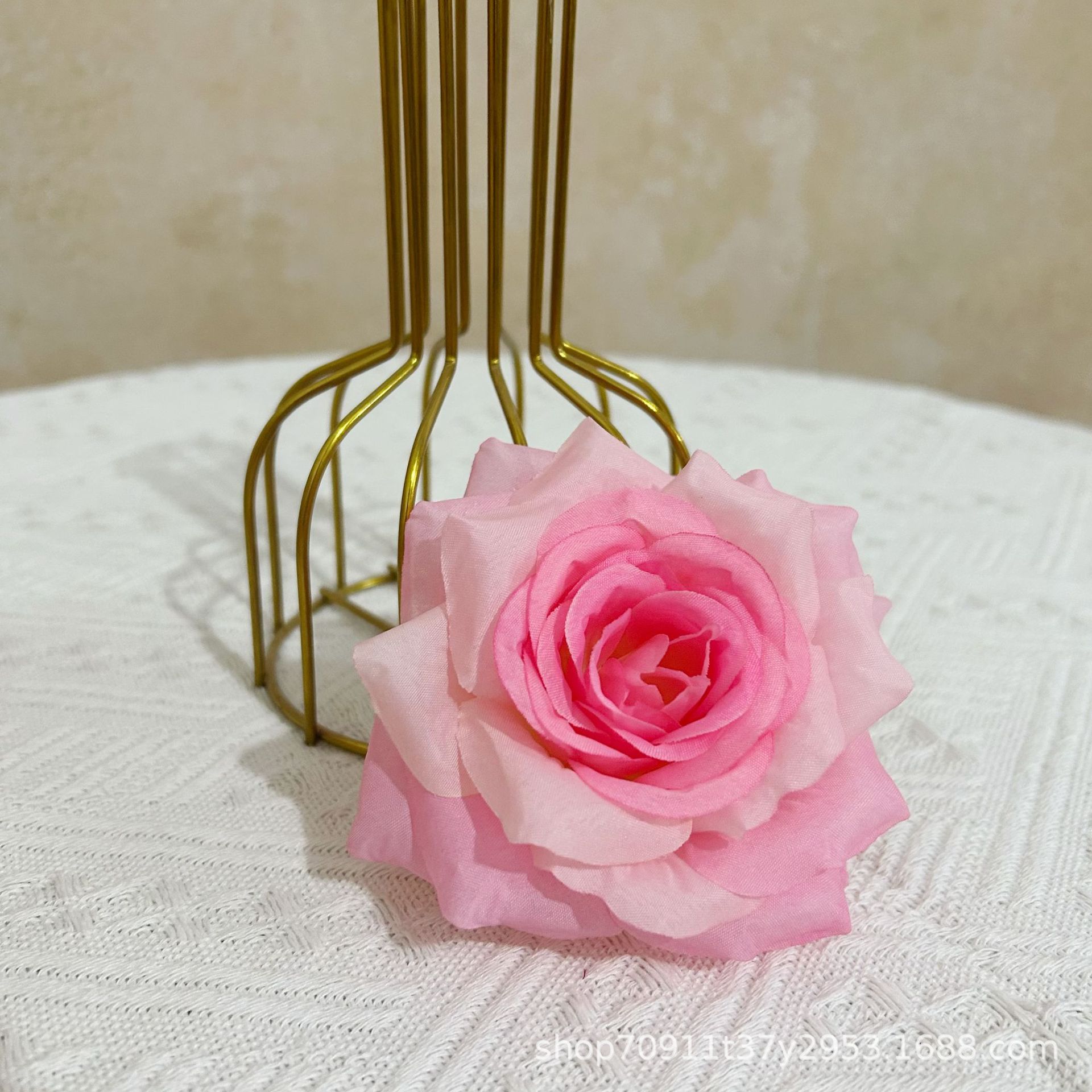 다이아몬드 로즈 헤드 피치 핑크