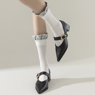 New Style Lace Socks Women's Summer Ballet Style Japanese Style Stocking