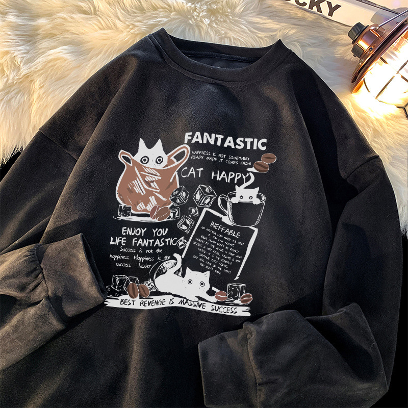 Бархатная черная толстовка, J066