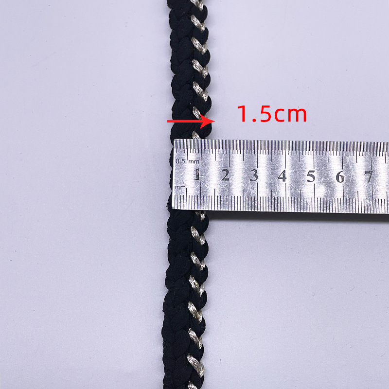 �ֻ�����  ��ɫ�ӽ��߱�֯����֯�� ����1.5cm�������θ��ϻ���