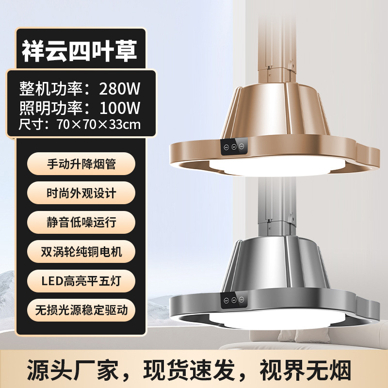 [파이프 외부] 네 잎 클로버 샴페인 골드 줄 밖