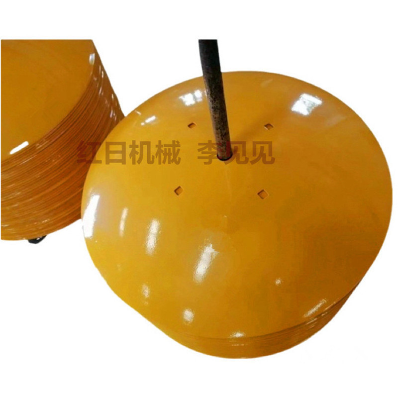 扇形犁片整地机配件缺口耙片锰钢压型圆盘犁片