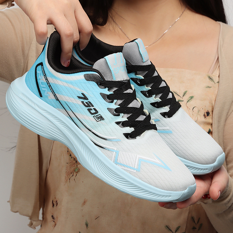 Zapatos mujer primavera y otoño nuevo estilo calzado deportivo casual mujer transpirable ligero zapatos para correr zapatos de mujer suela suave sin pies cansados zapatos adhesivos