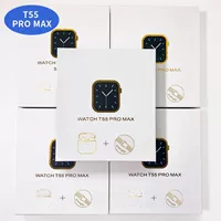 Браслет, наушники, часы, T55, 55promax, bluetooth, 2 в 1, отслеживает сердцебиение, измеряет давление, ( торговля), оптовая продажа