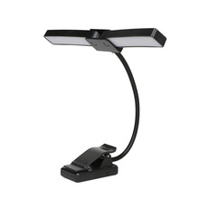 充电多功能双开夹子阅读乐谱看书台灯户外照明台灯夜读灯