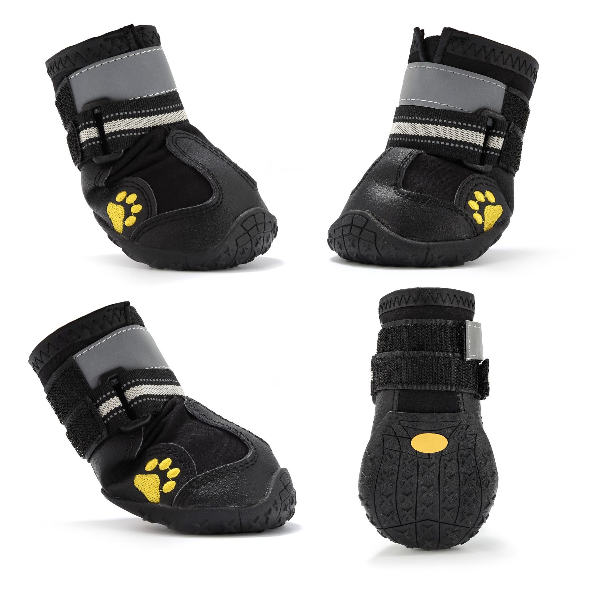 Amazon zapatos para perros suministros para mascotas al aire libre zapatos para perros Otoño e Invierno impermeables de goma antideslizante fabricante de zapatos para mascotas