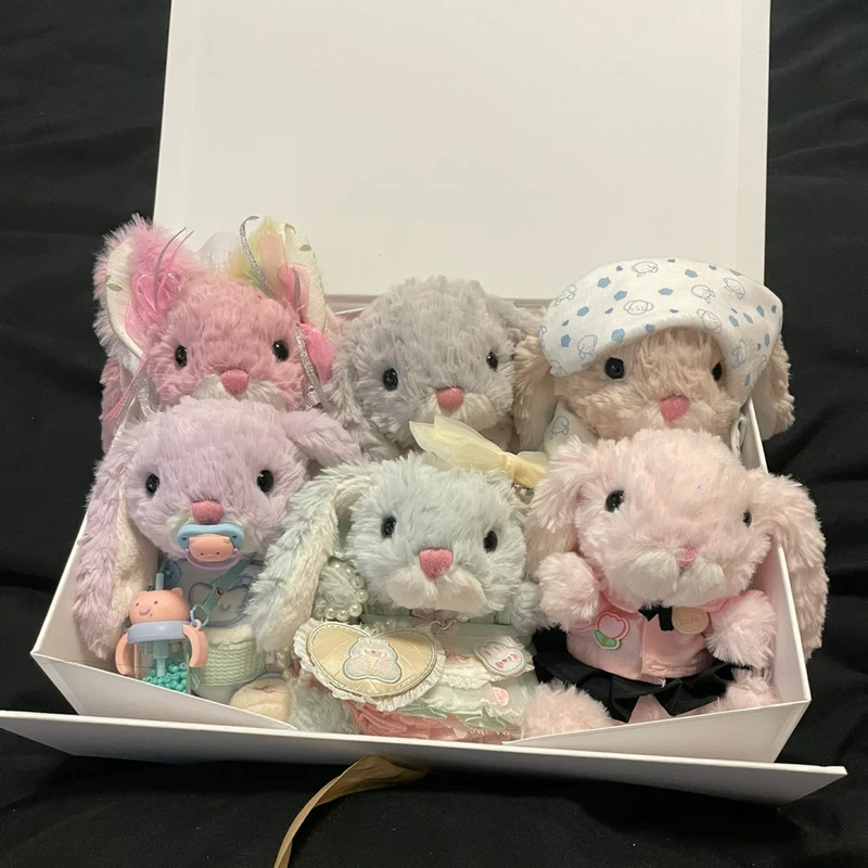 —-3 Sweet Series Collection: Sweet Bunny, Sweet Duck, Sweet Mouse, Sweet Penguin, Sweet Puppy Plush Toys —-3 Sweet Series Collection: Sweet Bunny, Sweet Duck, Sweet Mouse, Sweet Penguin, Sweet Puppy Plush Toys