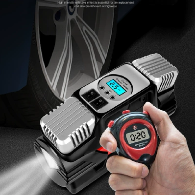 Double Cylinder Air Pump Metal Hava nasosu
