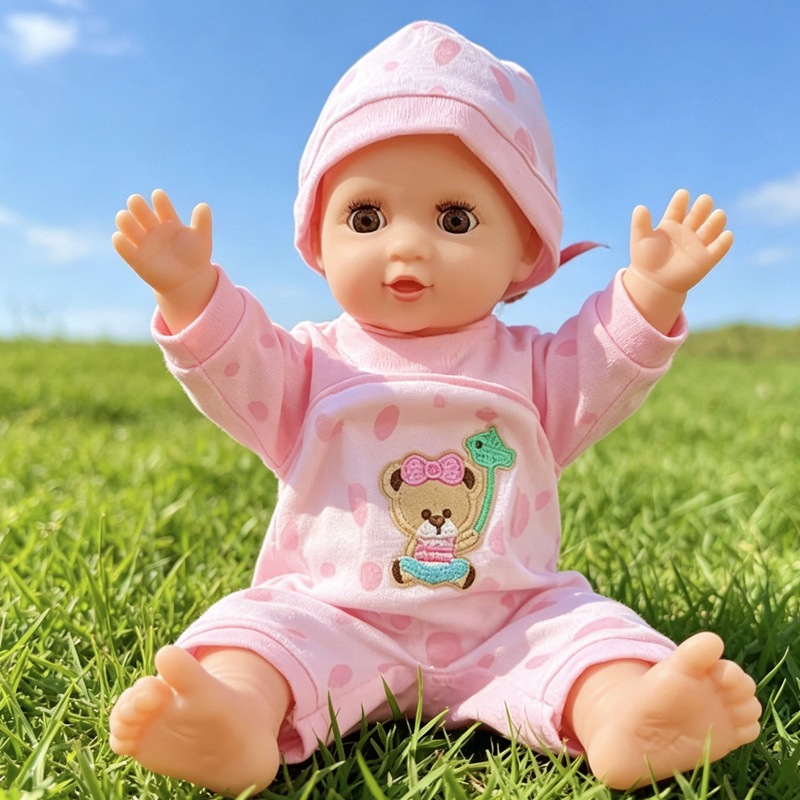 18 inch simulation doll conjoined clothes 40cm doll clothes pajamas