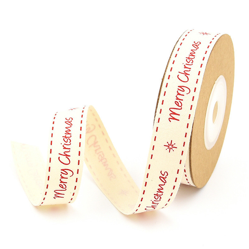 Nuevo algodón de impresión de Navidad feliz navidad búho regalo de embalaje vestido borde de algodón