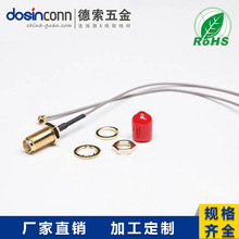 IPEX�DSMA����RF1.13��ɫͬ�S����SMAĸ�^11����ǰ�i�������m��