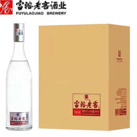 【厂家直供】6瓶白酒光瓶42度450ml浓香粮食酿造富裕白酒