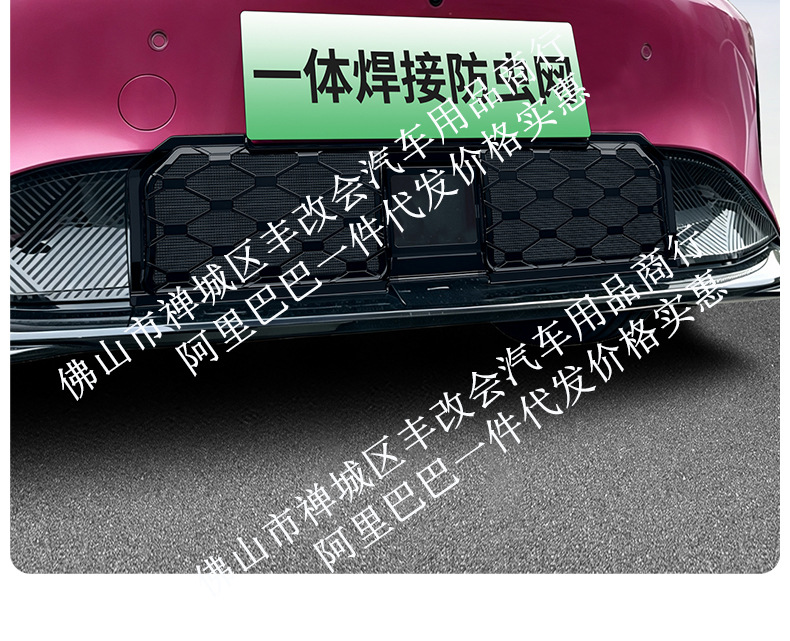 Suitable for the Chery Fengyun A9 pure electric version, full-star integrated welded car anti-insect net, special accessory for the front grille