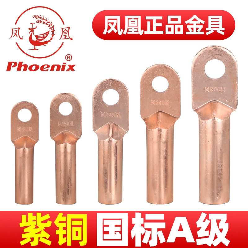 Феникс подлинные товары национальный стандарт медный разъем DT10 16 25 35 50 95 квадратный медный носовой медный терминал