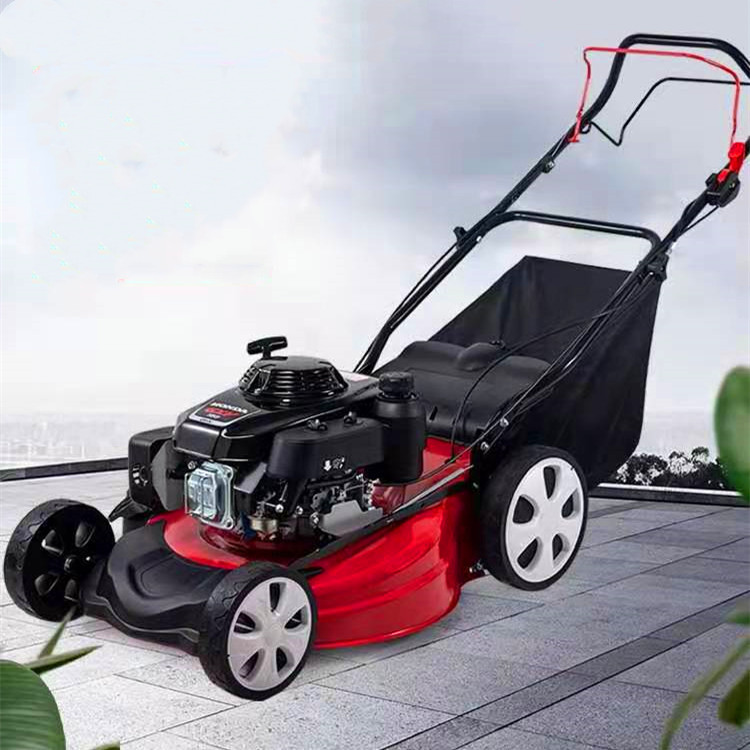 汽油四冲程剪草机 18寸手推式割草机 杂草修剪机 草坪机