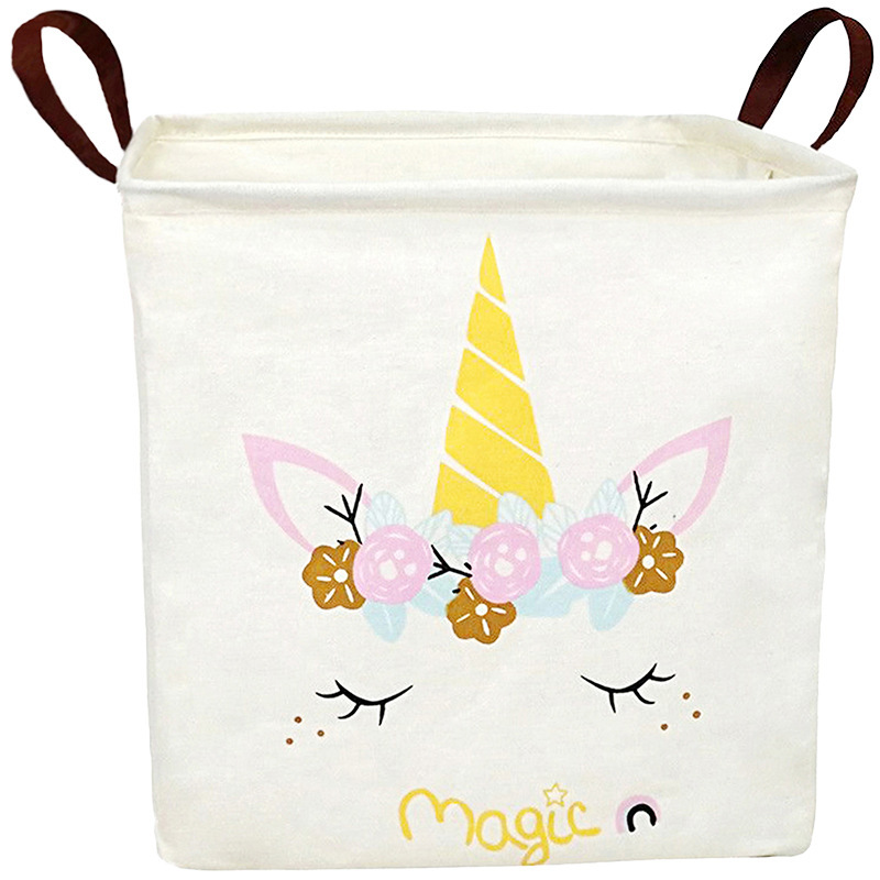 Cesta de almacenamiento de tela cuadrada juguetes domésticos cesta de almacenamiento Comercio exterior Amazon ropa sucia almacenamiento cesta