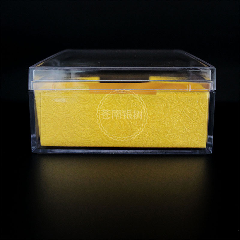 正方形塑料盒收纳盒透明塑料包装盒天地盖手串盒透明展示佛珠盒