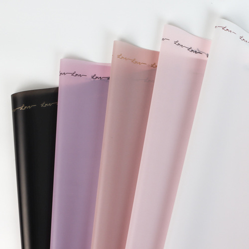 Flower wrapping paper wholesale flower shop bouquet packaging material translucent waterproof matte paper Korean paper flower wrapping paper