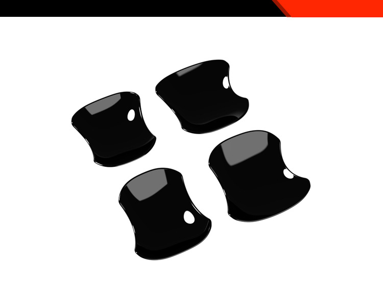Suitable for Daihatsu 25 Move Model Modified Exterior Door Bowl Decorative Stickers, Door Bowl Anti-Scratch Strips, Automotive Accessories