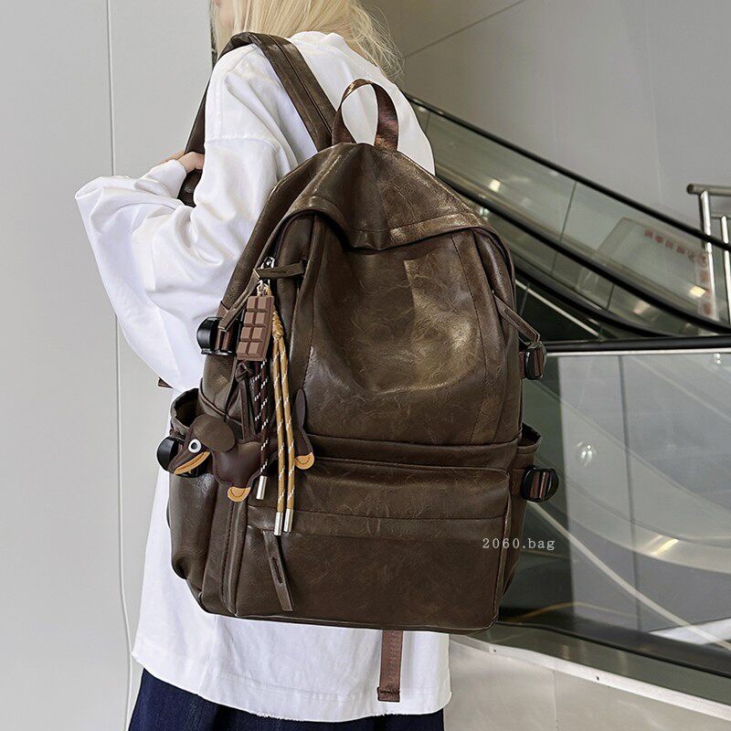 Gran capacidad de primavera nueva moda 2026 estudiantes universitarios diarios clase mochila de hombro mochila de viaje de mujeres
