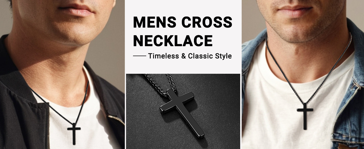 cross necklace for boys