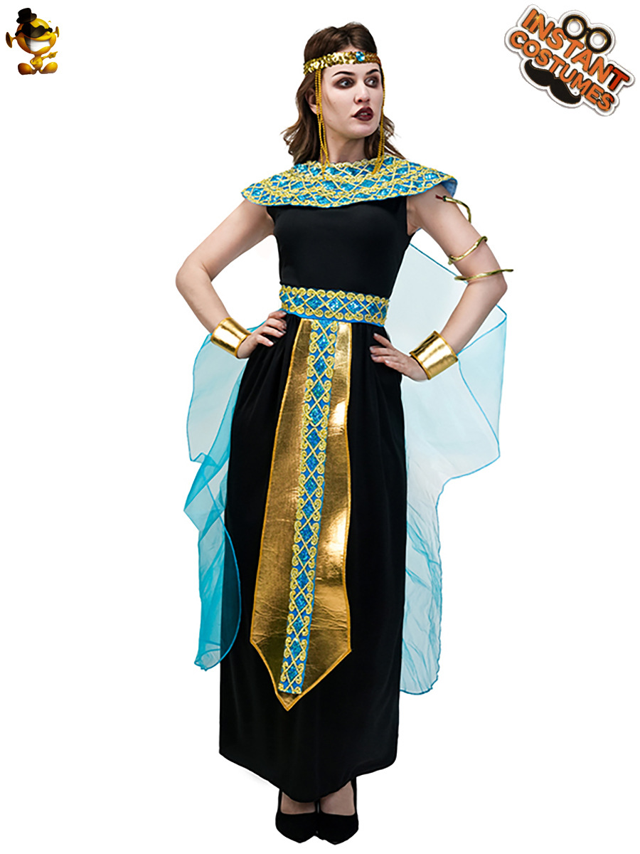 Disfraz de Cleopatra para Cosplay de Poliéster para Halloween y Escenario