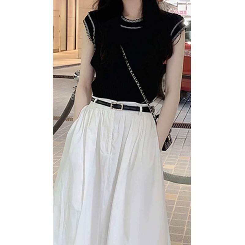 夏の服とセットの痩せた茶系は塩系の軽熟ネット赤揚げ街の減齢2着のスカートの子供を着ている|undefined
