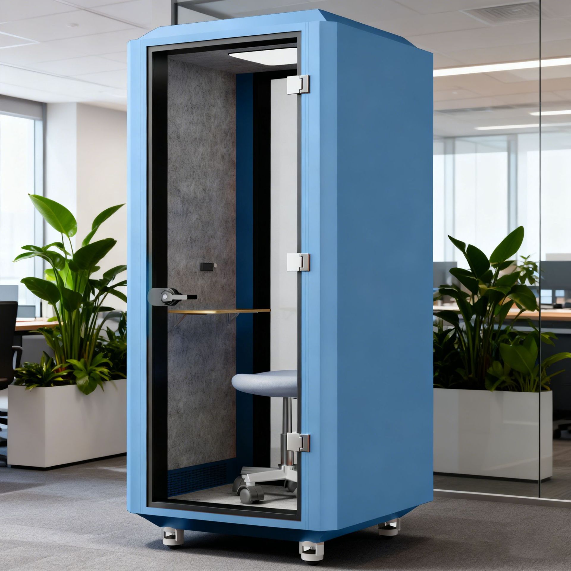 隔音房静音舱洽谈室会议室移动录音棚网红直播间隔音仓一件定制