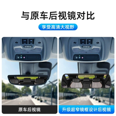Mirror, Large field of view rear view auxiliary mirror