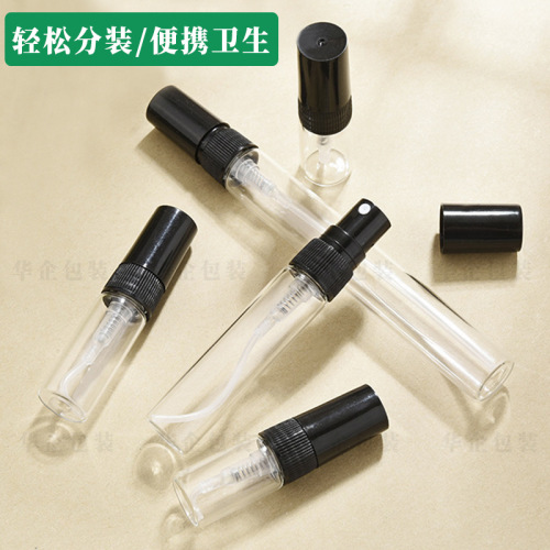 Perfume refill bottles 2ml-3ml-5ml-10ml skin care water, toner, sunscreen spray, transparent glass bottle