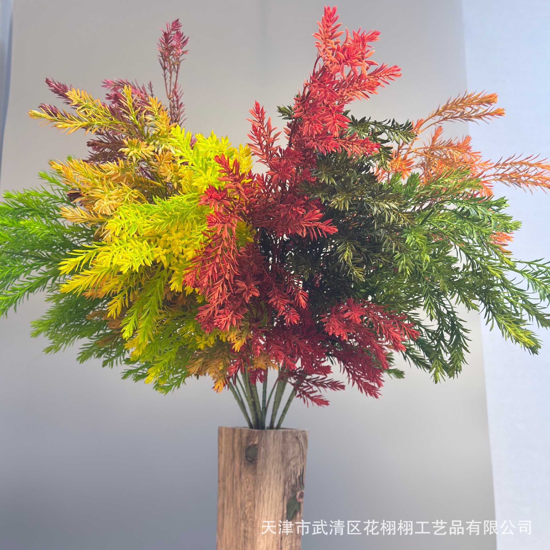 新款千层金仿真绿植家居客厅摆件假花森系黄金柳婚庆婚礼布置花材