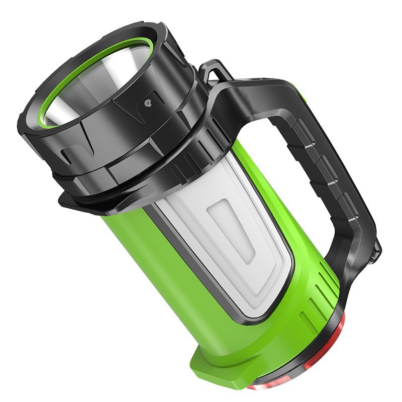 Shangjia luz fuerte lámpara portátil recargable de largo alcance linterna de alta potencia multifuncional hogar reflector de emergencia al aire libre