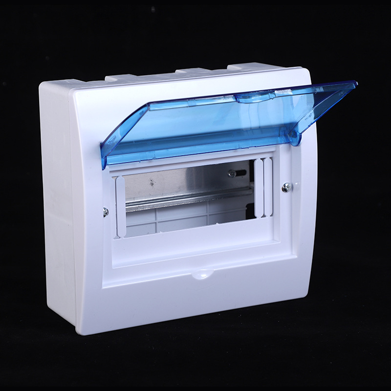Manufacturer's supply plastic circuit box, circuit breaker protection circuit box, weatherproof distribution box circuit breaker box wiring box