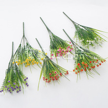 厂家批发外贸 小清新满天星批发 仿真花束婚庆 酒店家庭装饰