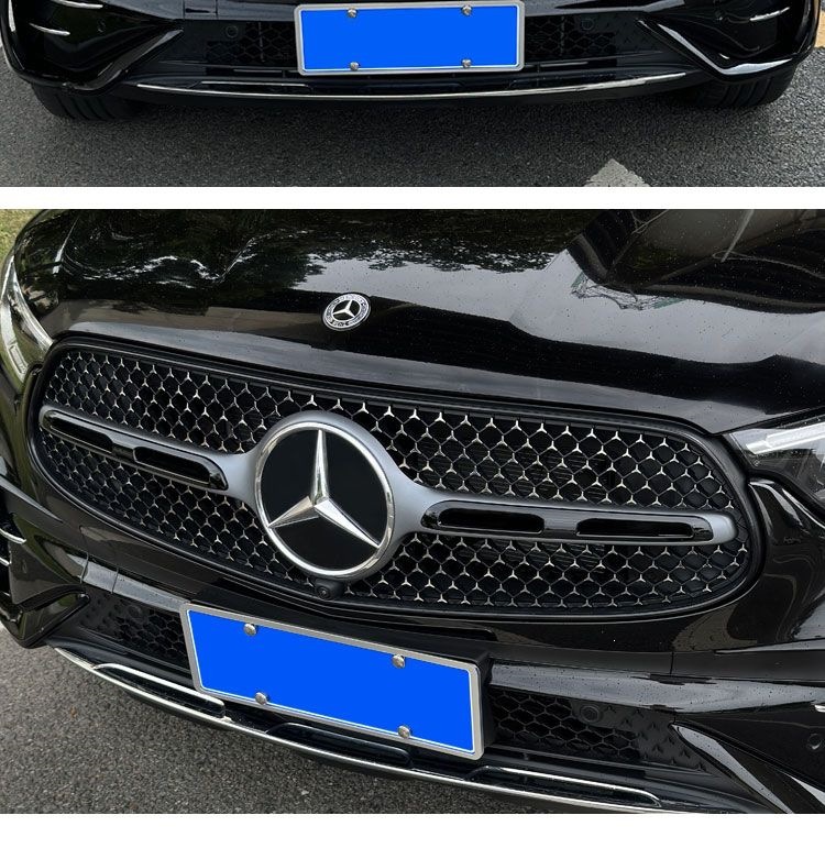23-25 Models of Mercedes-Benz Glc300L Blackened Body Decoration Modification Grille Trim Glc260Lamg Grille Bright Strip