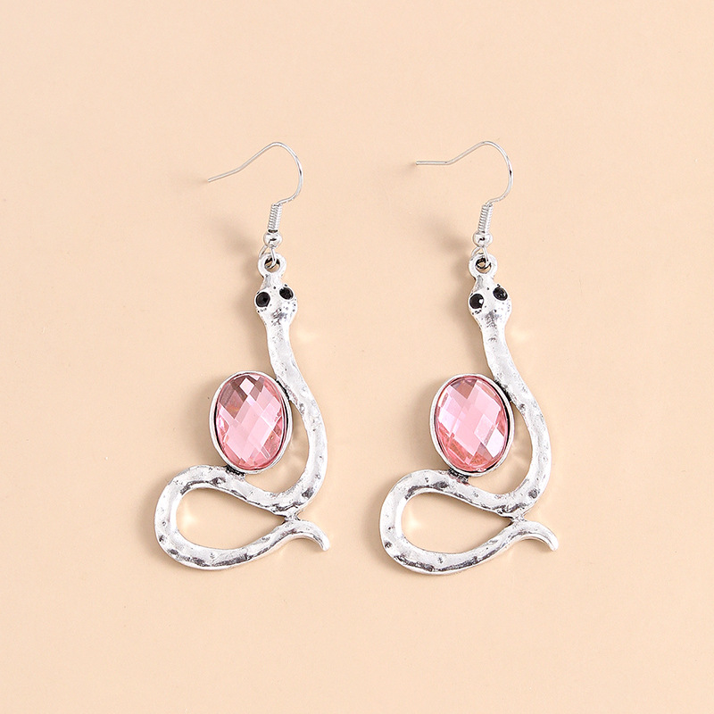 cute fuchsia earrings