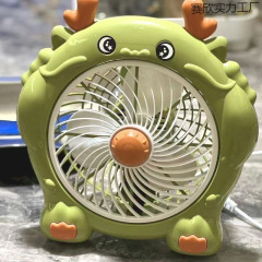 漫画扇風機デスクトップ学生寮かわいいミニファン小型軽音オフィスページファンホーム