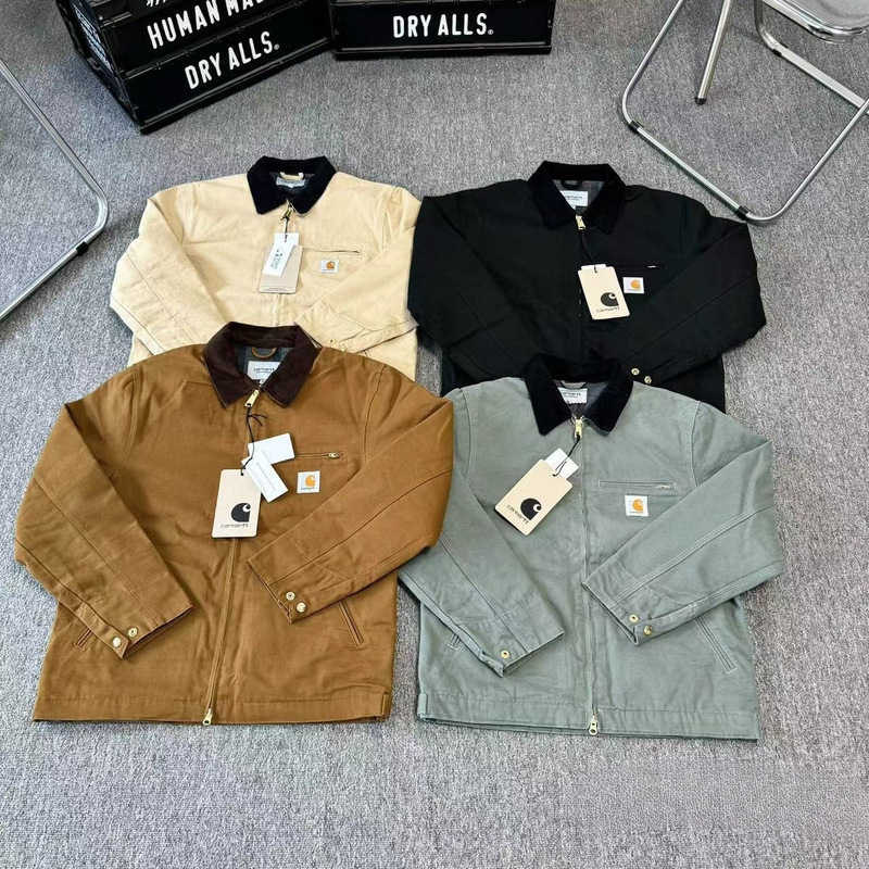 New Cross-Border Colors! Classic Carhartt 01 Detroit Woolen Jacket Workwear Couple's Coat