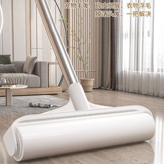 粘毛器のローラーの長い棒の大きいサイズのローラーはベッドの上で毛の神器の床を取り除きます。